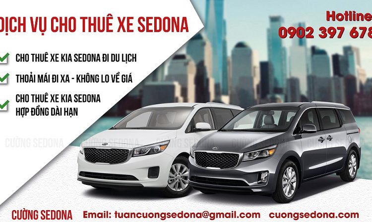 Địa chỉ thuê xe Kia Sedona giá rẻ