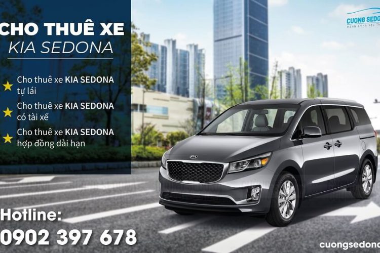 Bảng giá cho thuê xe Kia Sedona 2021